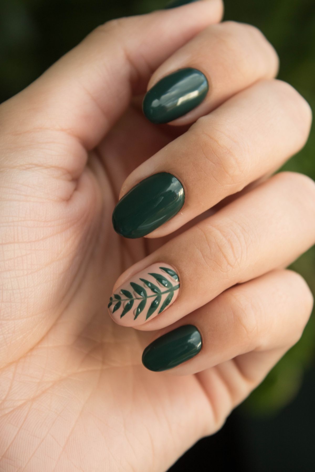 Custom nail art design at Sphere Nails Bar